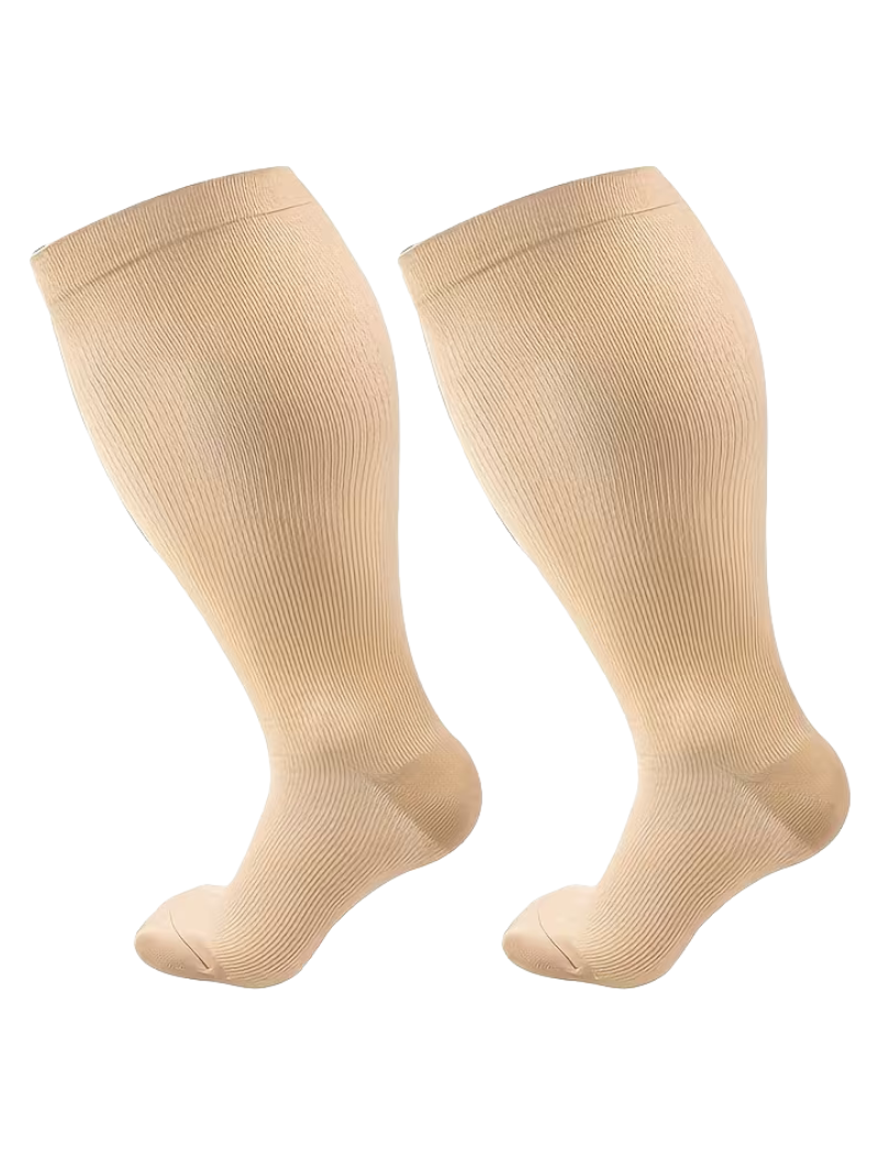 1 Par de Calcetas Beige
