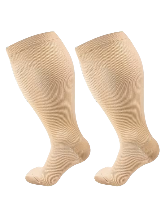 1 Par de Calcetas Beige