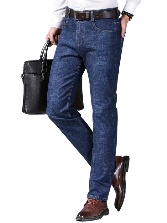 Pantalón Denim Marino