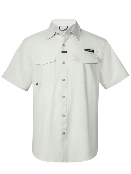 Camisa Outdoor Dry Gris Hueso