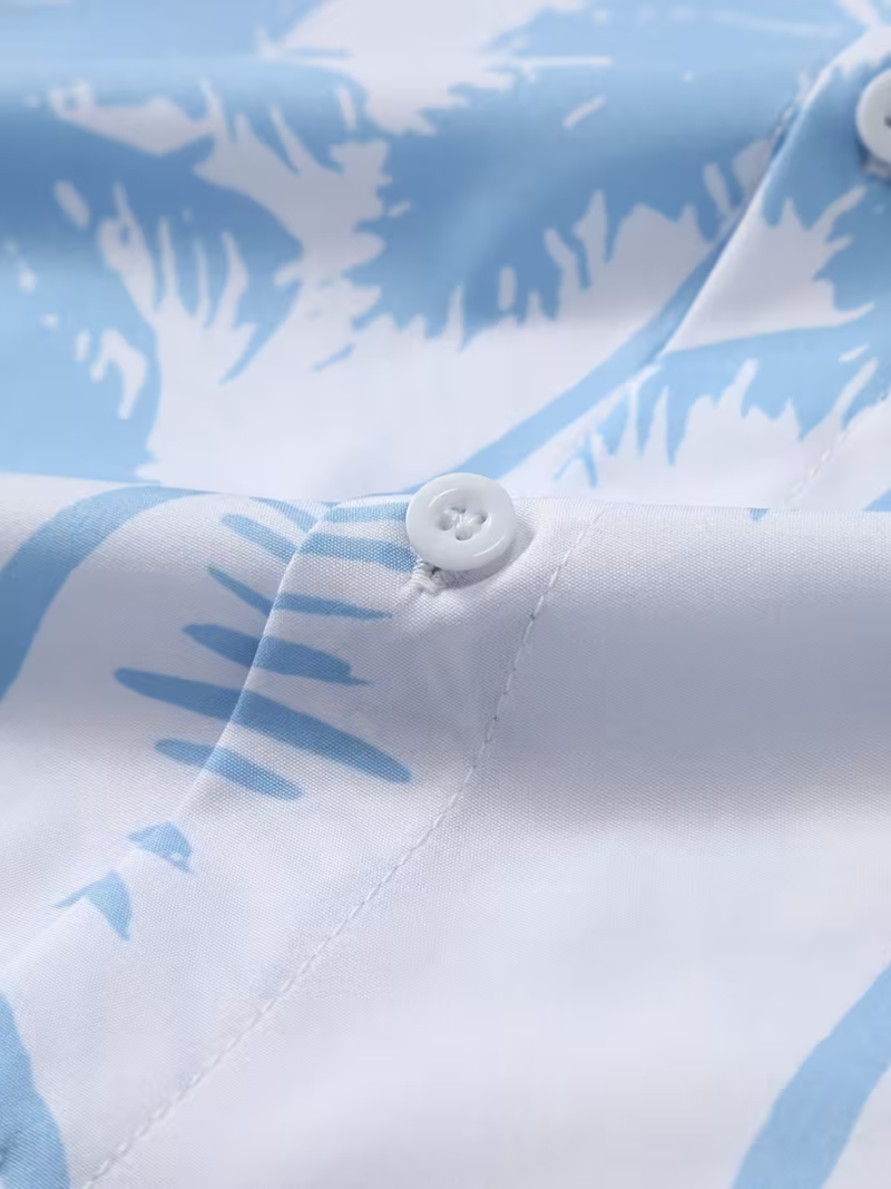 Camisa Palma Celeste