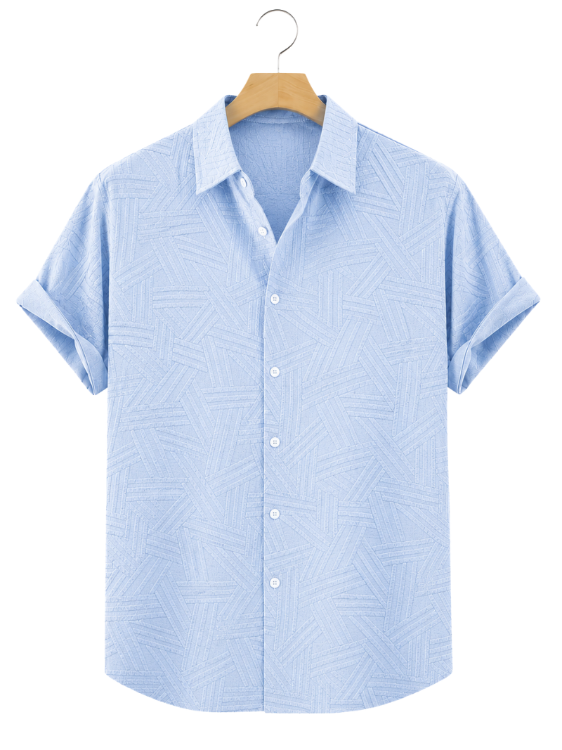 Camisa Crossed Cielo