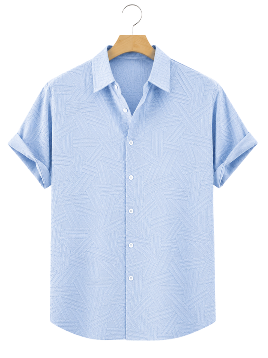 Camisa Crossed Cielo