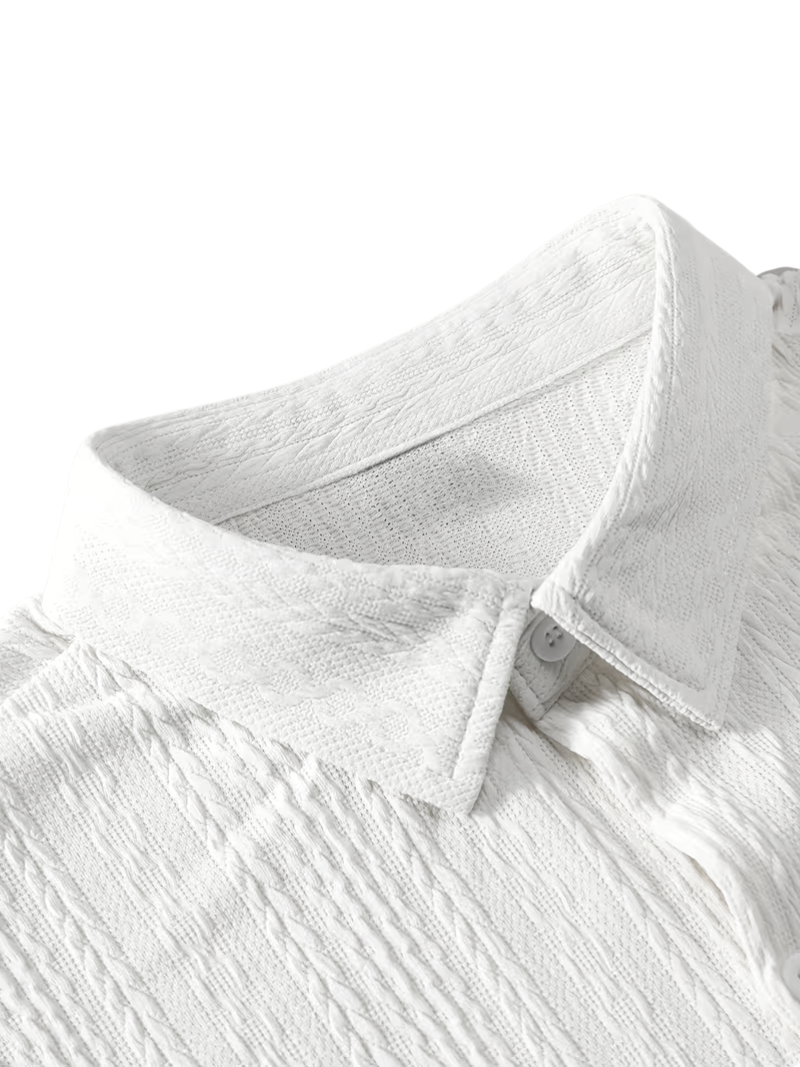 Camisa Trenzada Blanca