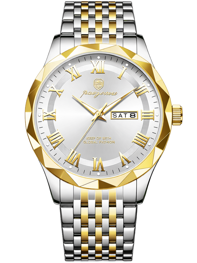 Reloj Paazomu White Golden