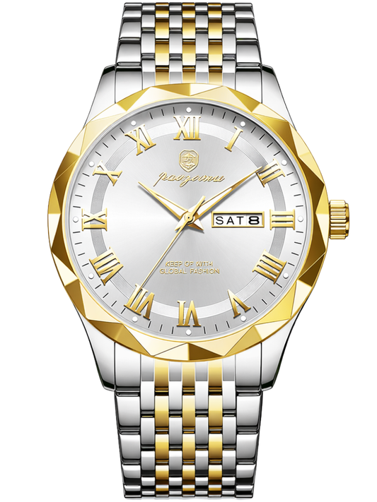 Reloj Paazomu White Golden