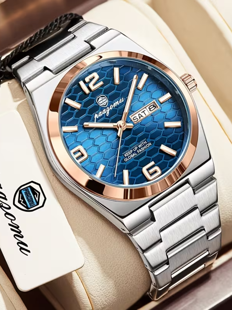 Reloj Paazomu Blue Bronze