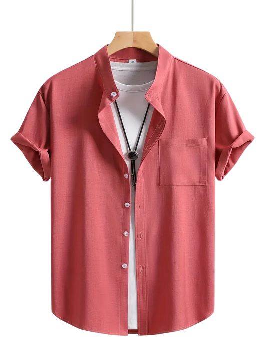 Camisa Citric Pocket Coral