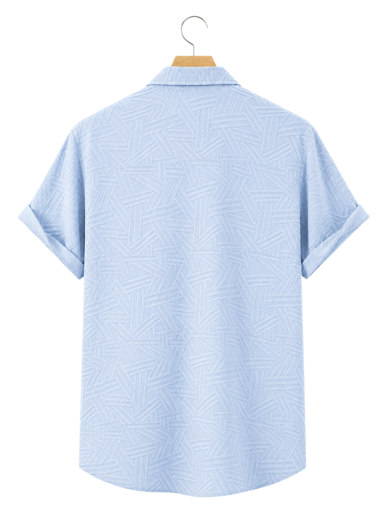 Camisa Crossed Cielo