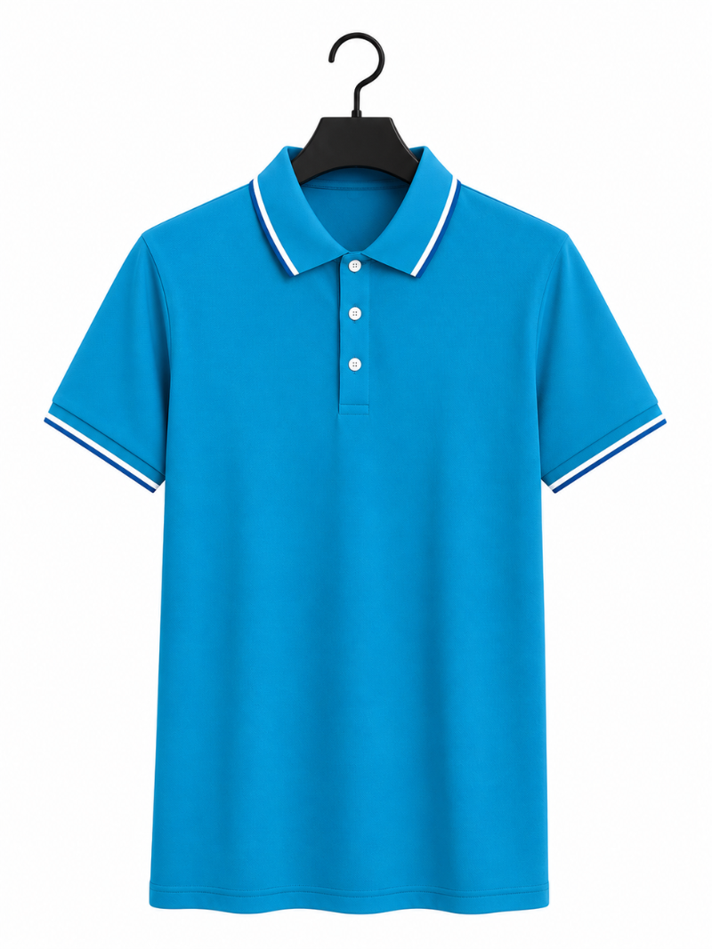 Polo Two Lines Cielo