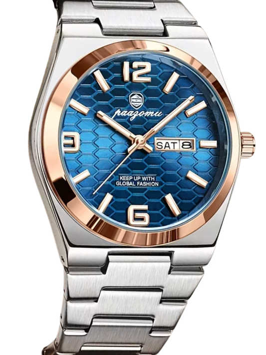 Reloj Paazomu Blue Bronze