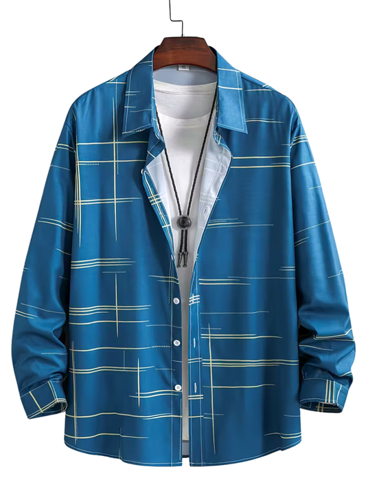 Camisola Abstract Aqua