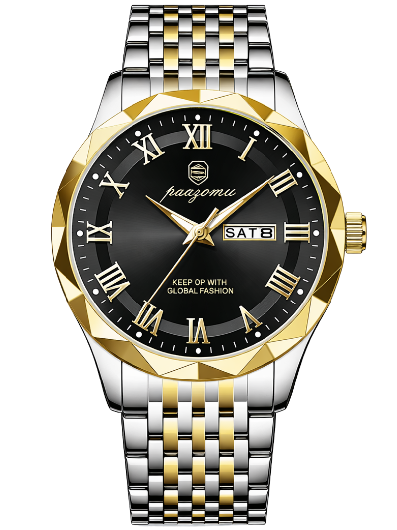 Reloj Paazomu Black Golden