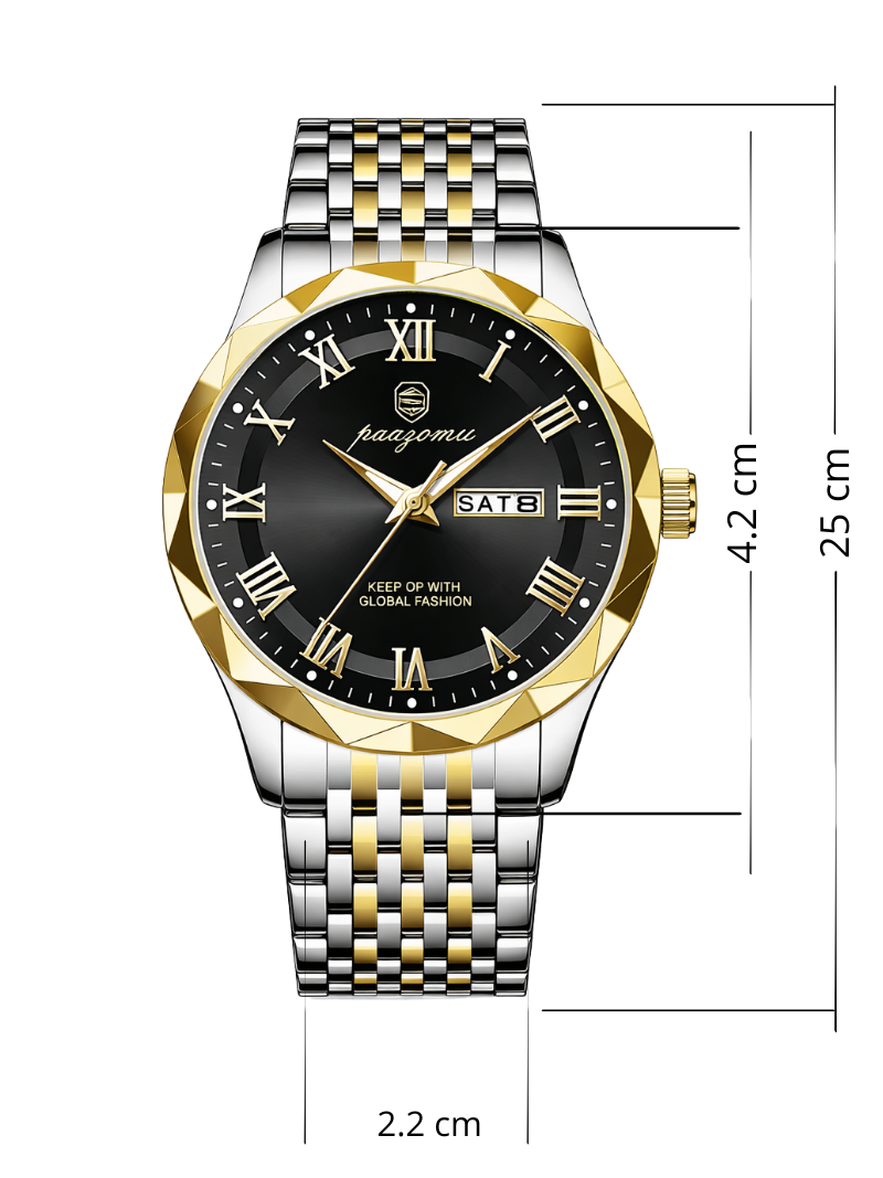 Reloj Paazomu Black Golden