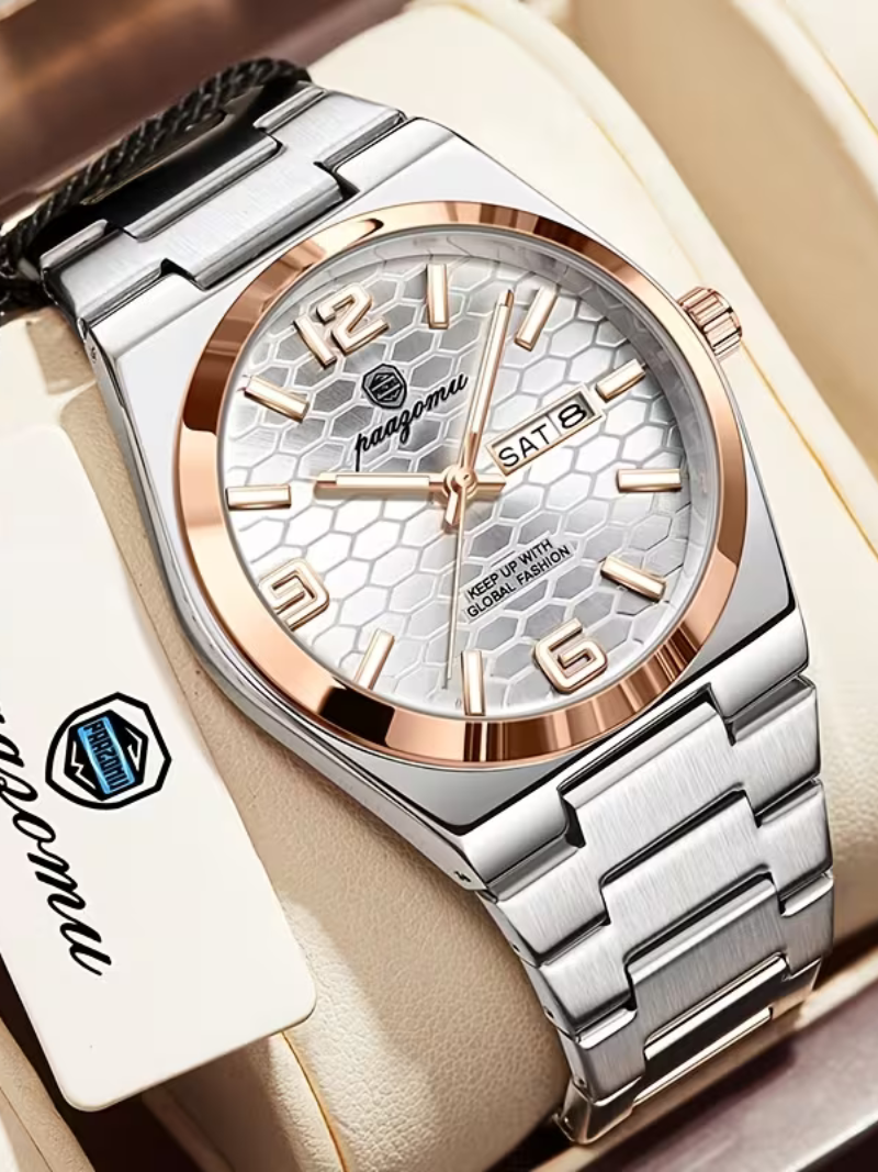 Reloj Paazomu White Bronze