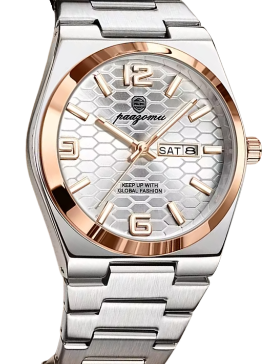 Reloj Paazomu White Bronze