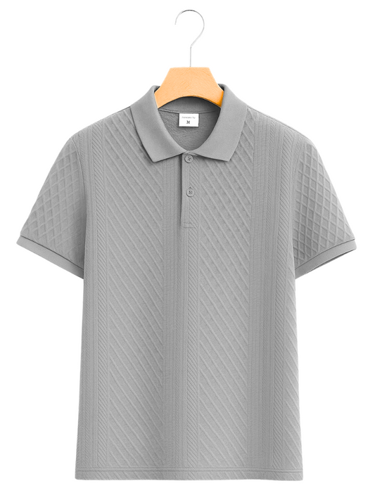 Polo Henley Grey