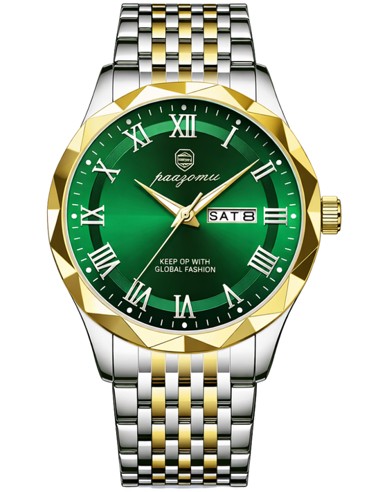 Reloj Paazomu Green Golden