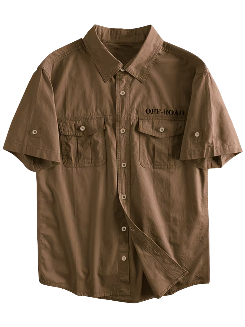 Camisa Off Road Marron
