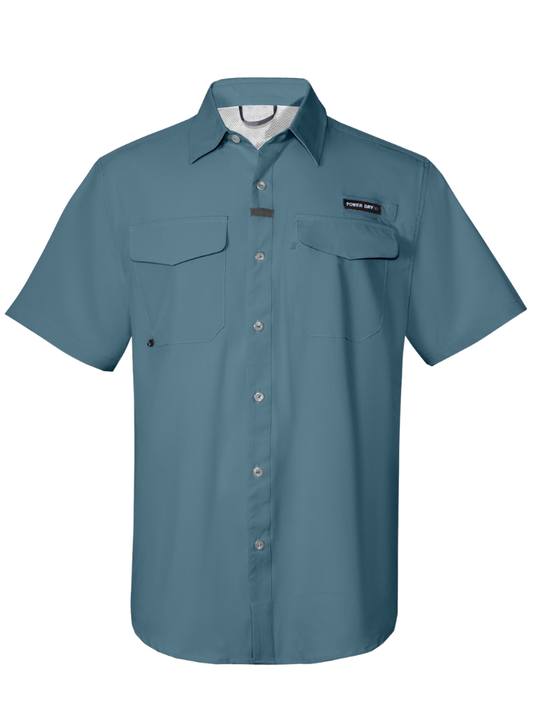 Camisa Outdoor Dry Azul Cian