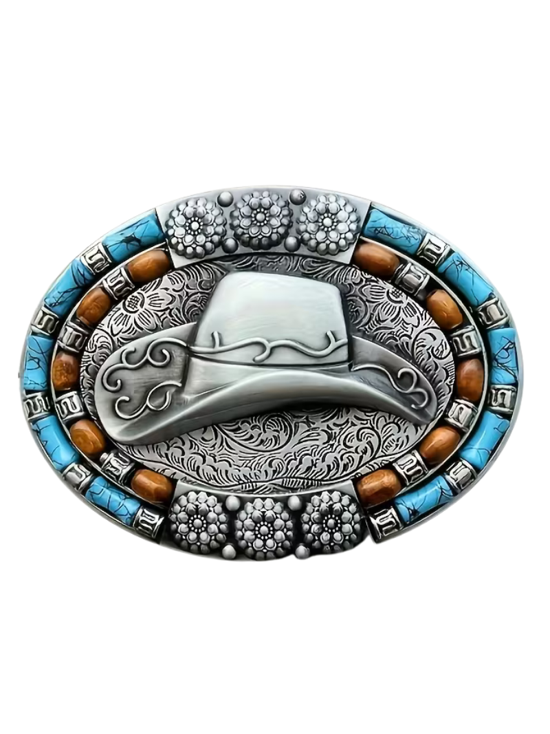 Hebilla Hat Silver Color