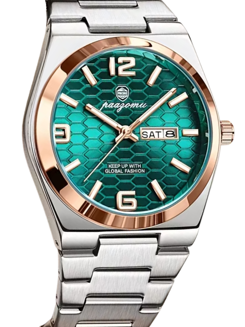 Reloj Paazomu Green Bronce