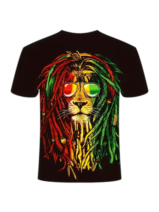 Camiseta Peace Lion Negra