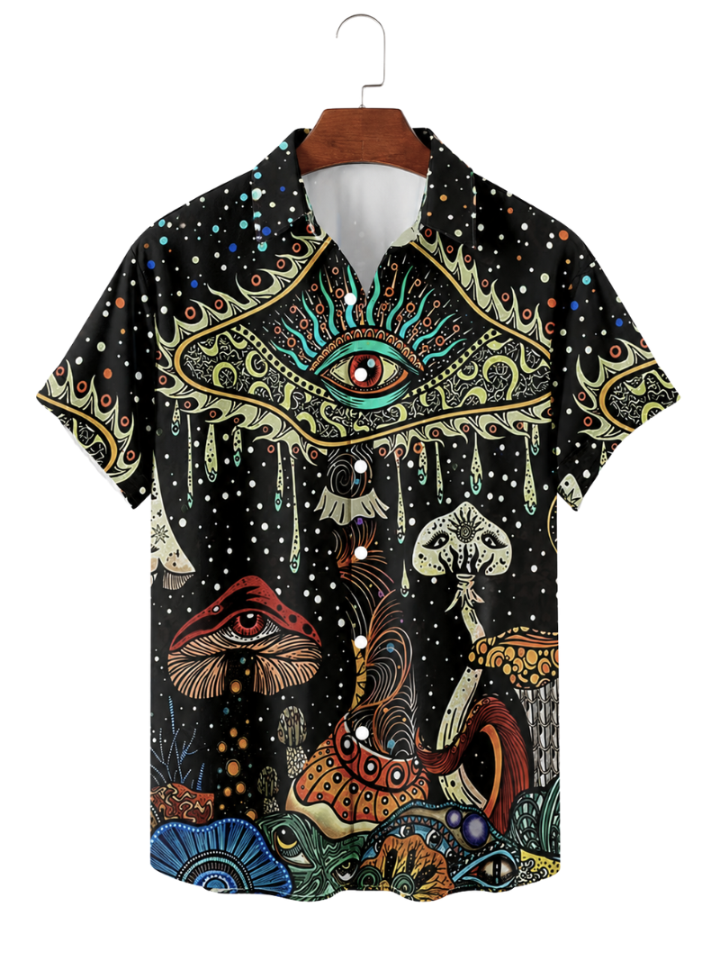 Camisa Funji Eyes Negra