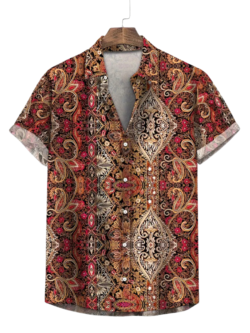 Camisa Mandala Roja