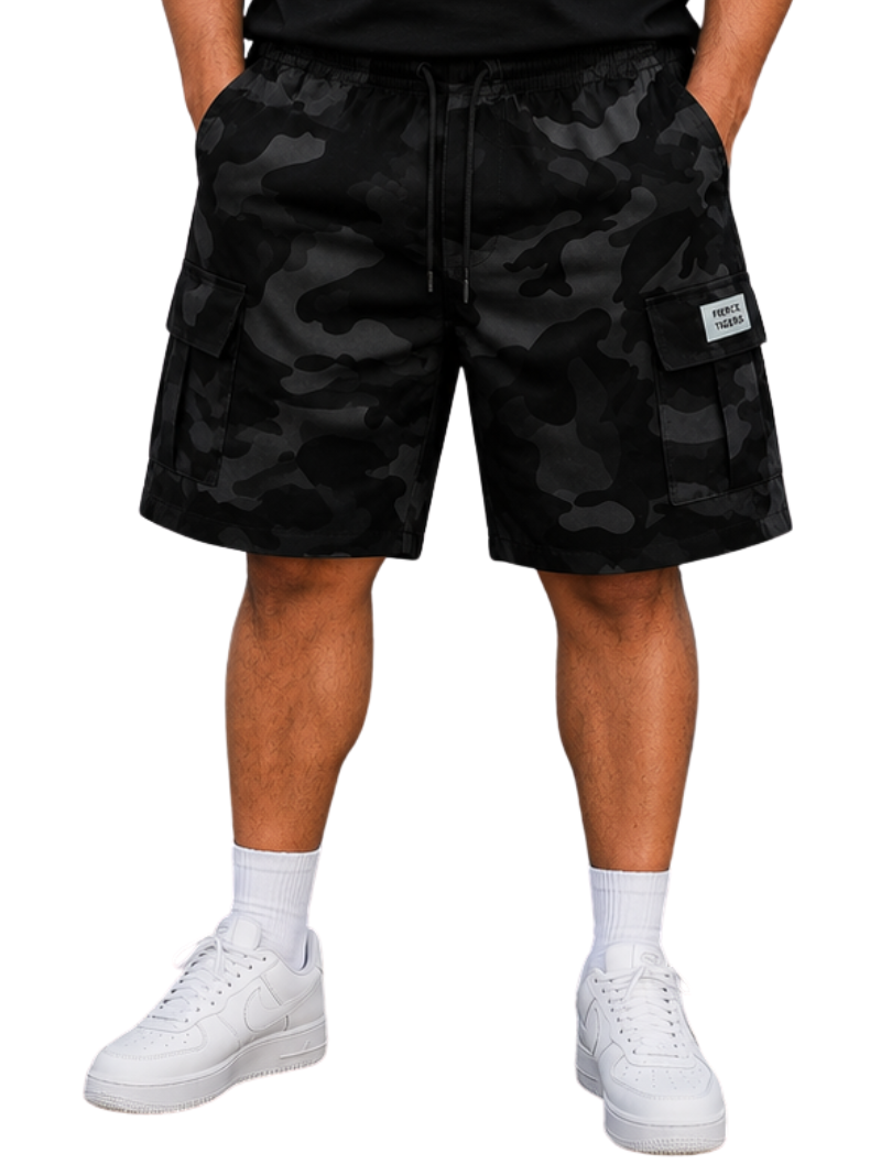 Cargo Fierce Camuflaje Oscuro