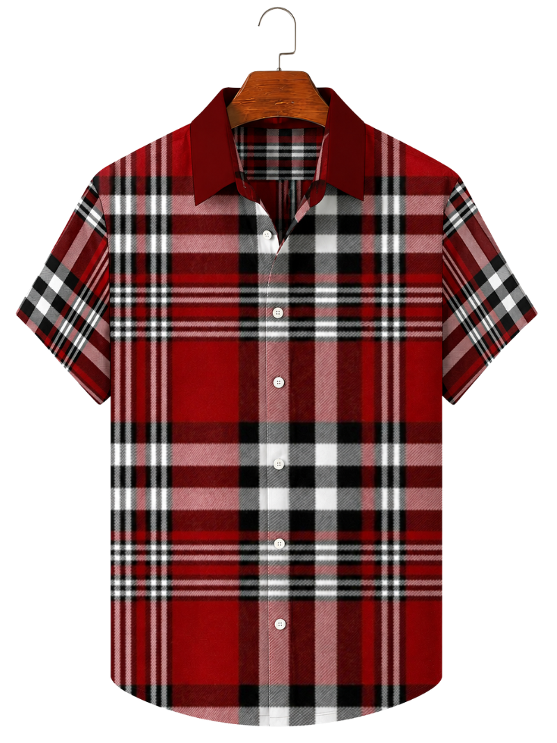 Camisa Farm Tartan Roja