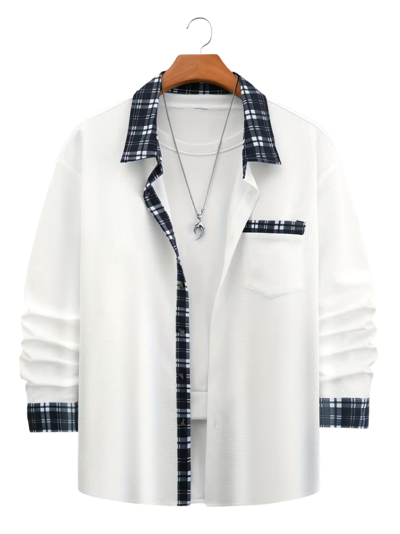 Camisola Blanca Contraste