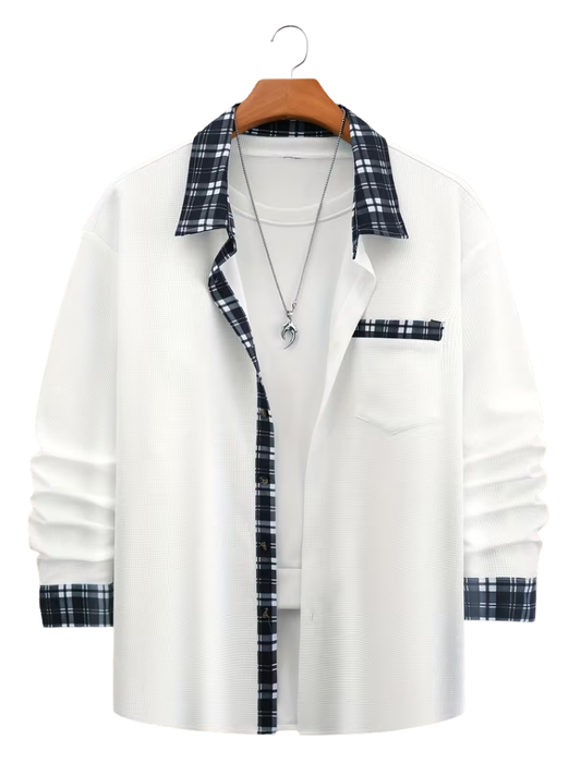 Camisola Blanca Contraste