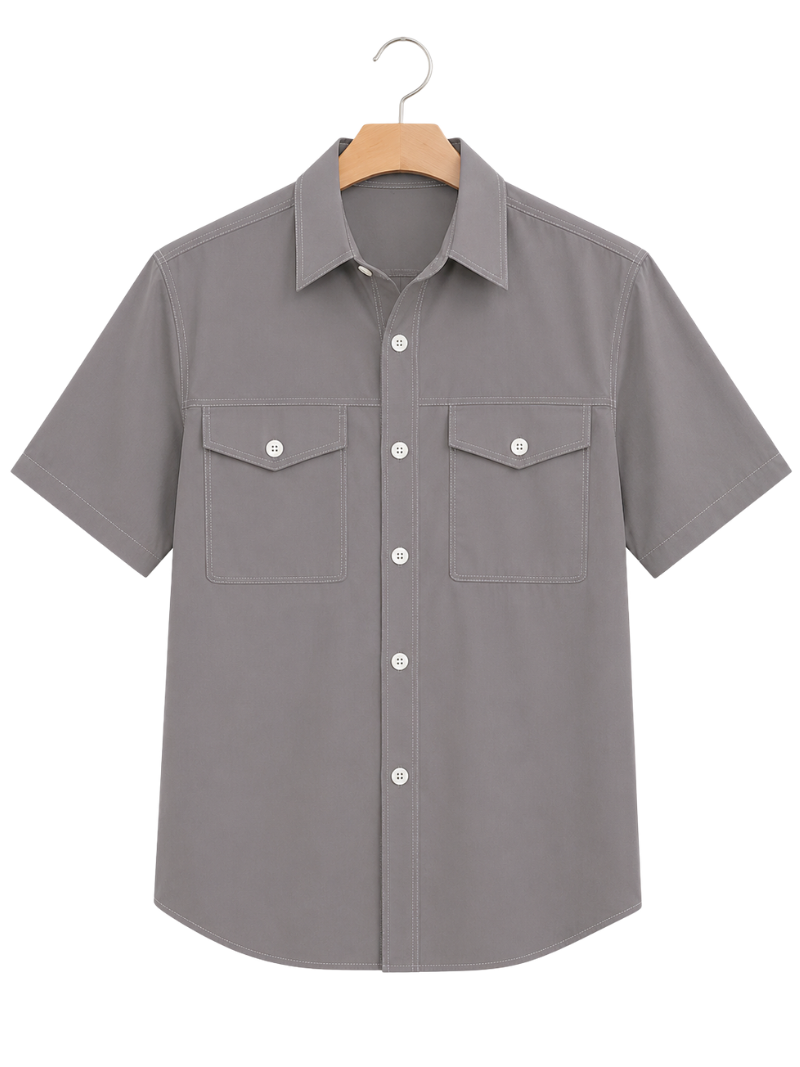 Camisa Outdoor Gris Claro
