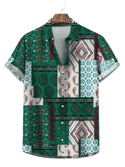 Camisa Mandala Verde