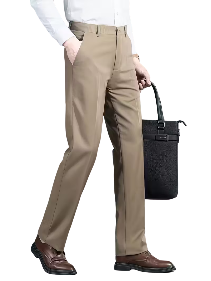 Pantalón Liso Caqui