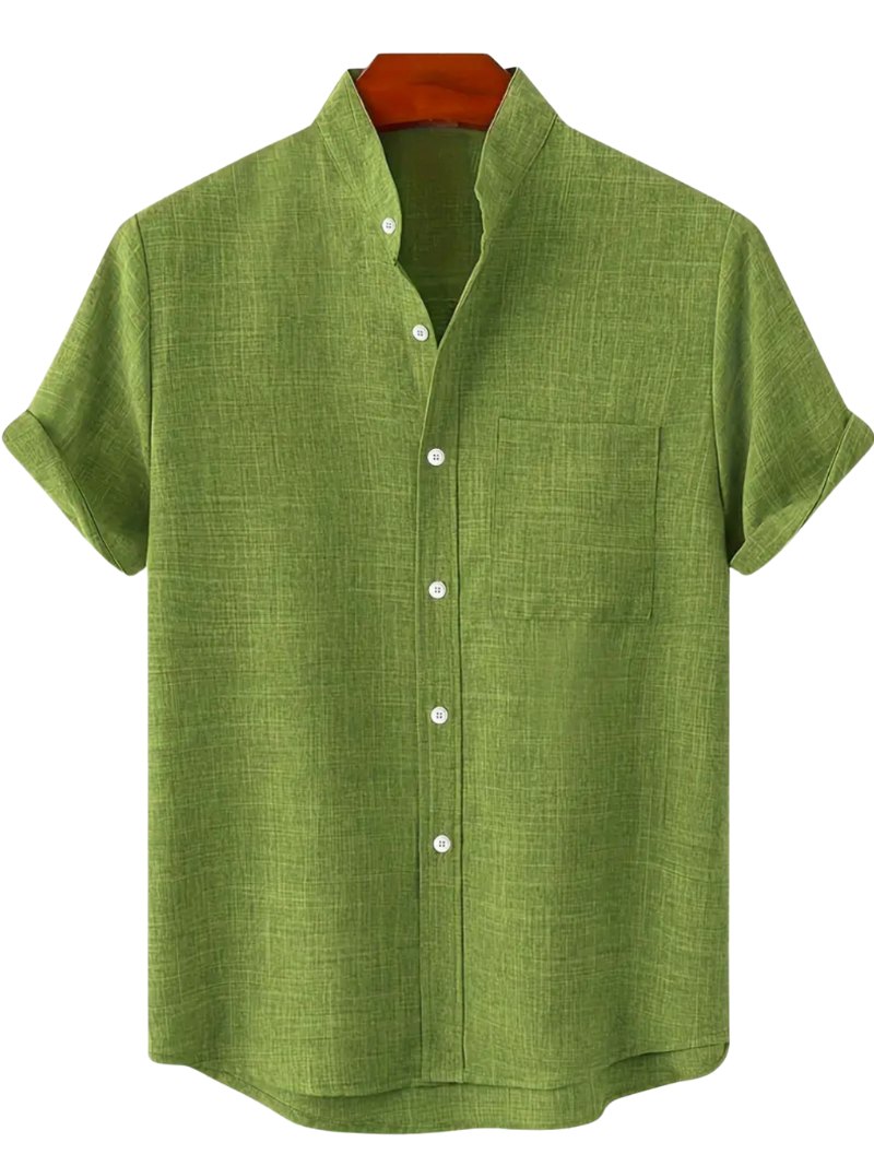 Camisa Grass Cuello Alto