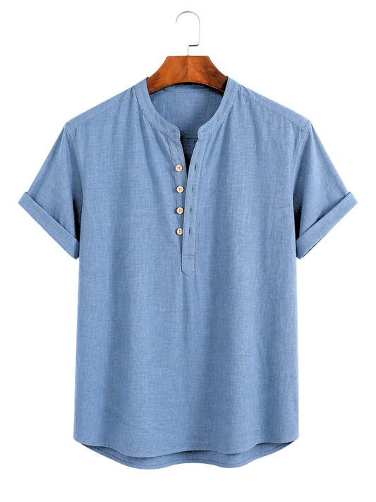 Camisa Al V Neck Azul