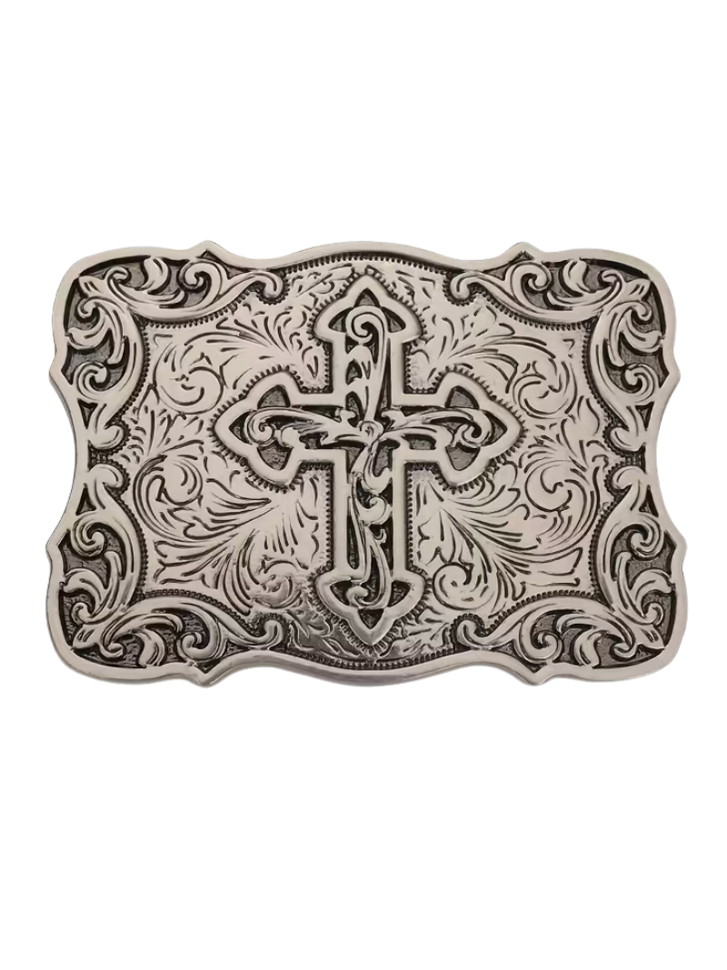Hebilla Silver Cruz
