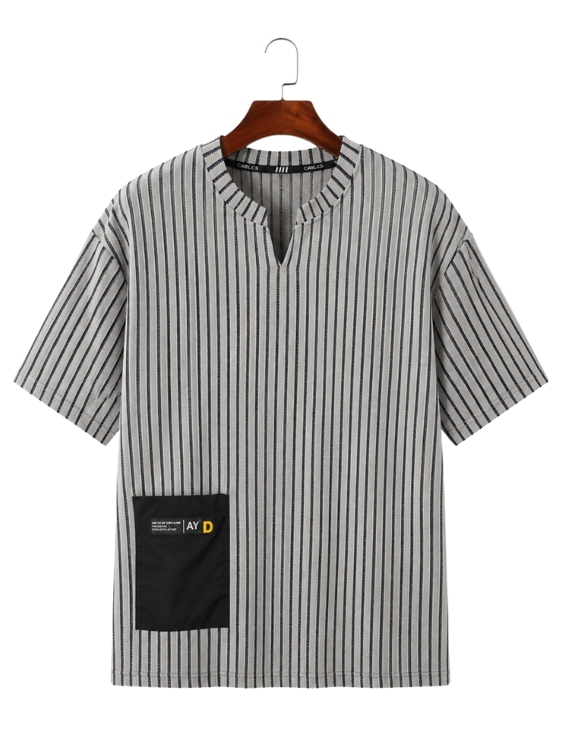 Camiseta Parche Lines Gray