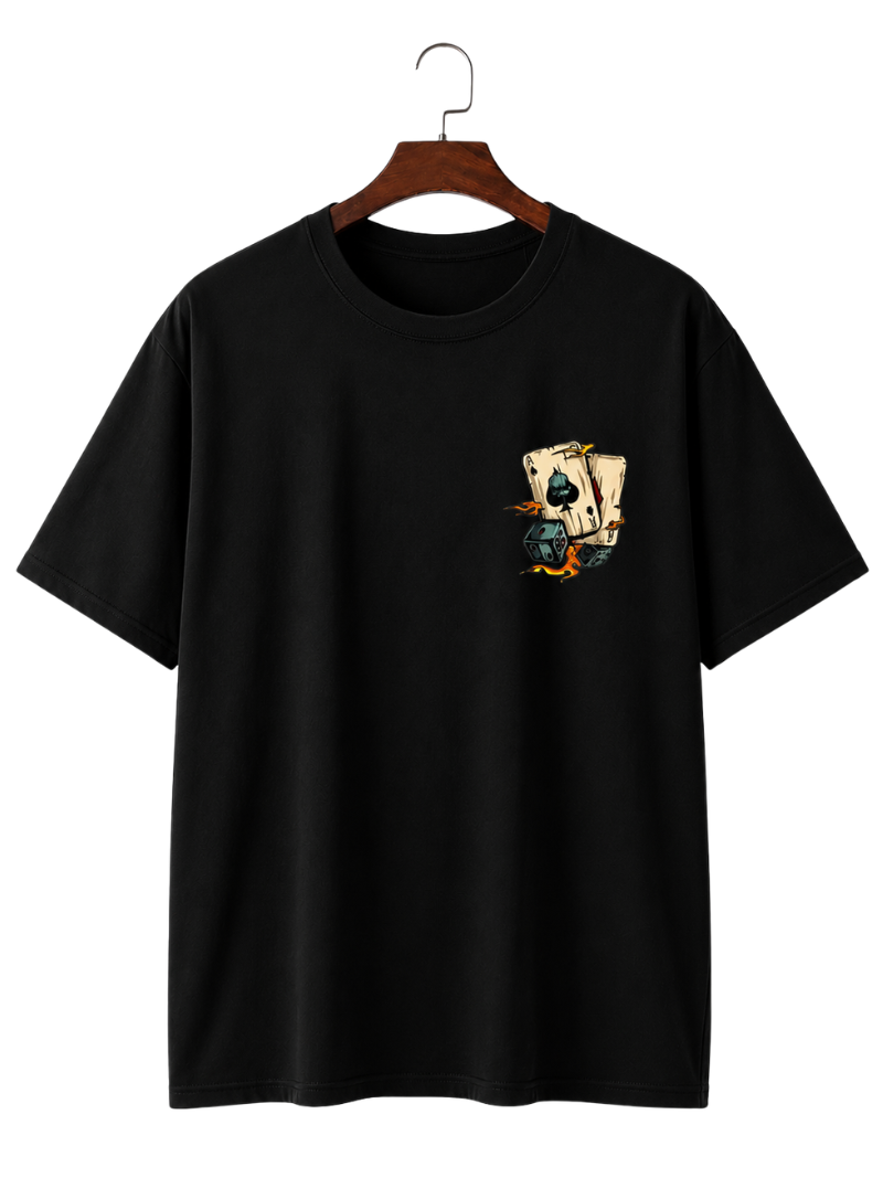 Camiseta Poker Negra