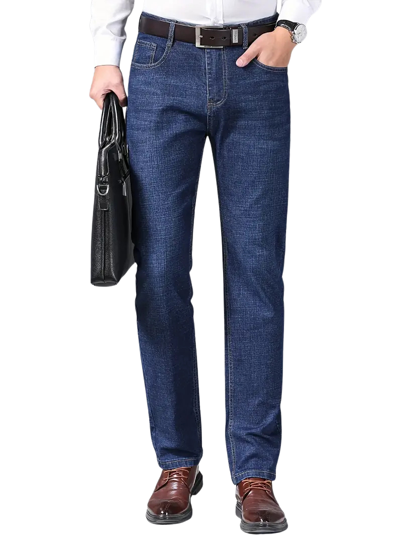 Pantalón Denim Marino