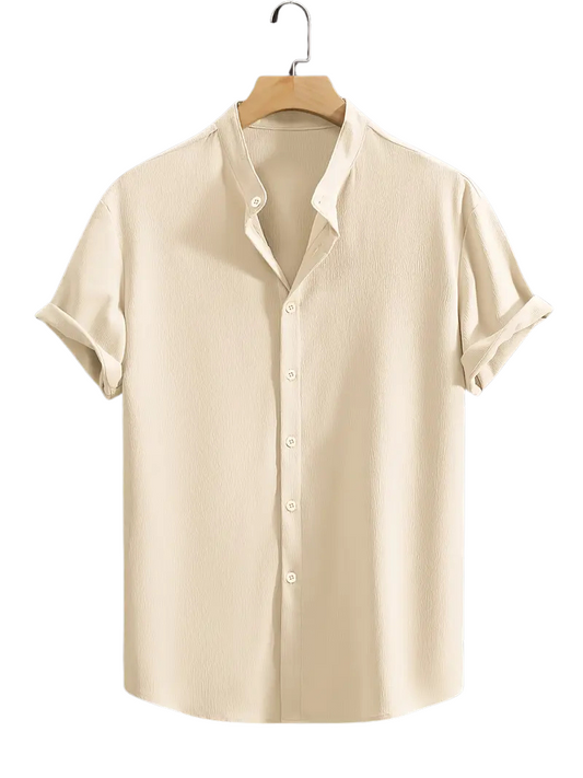 Camisa Crepé Almendra