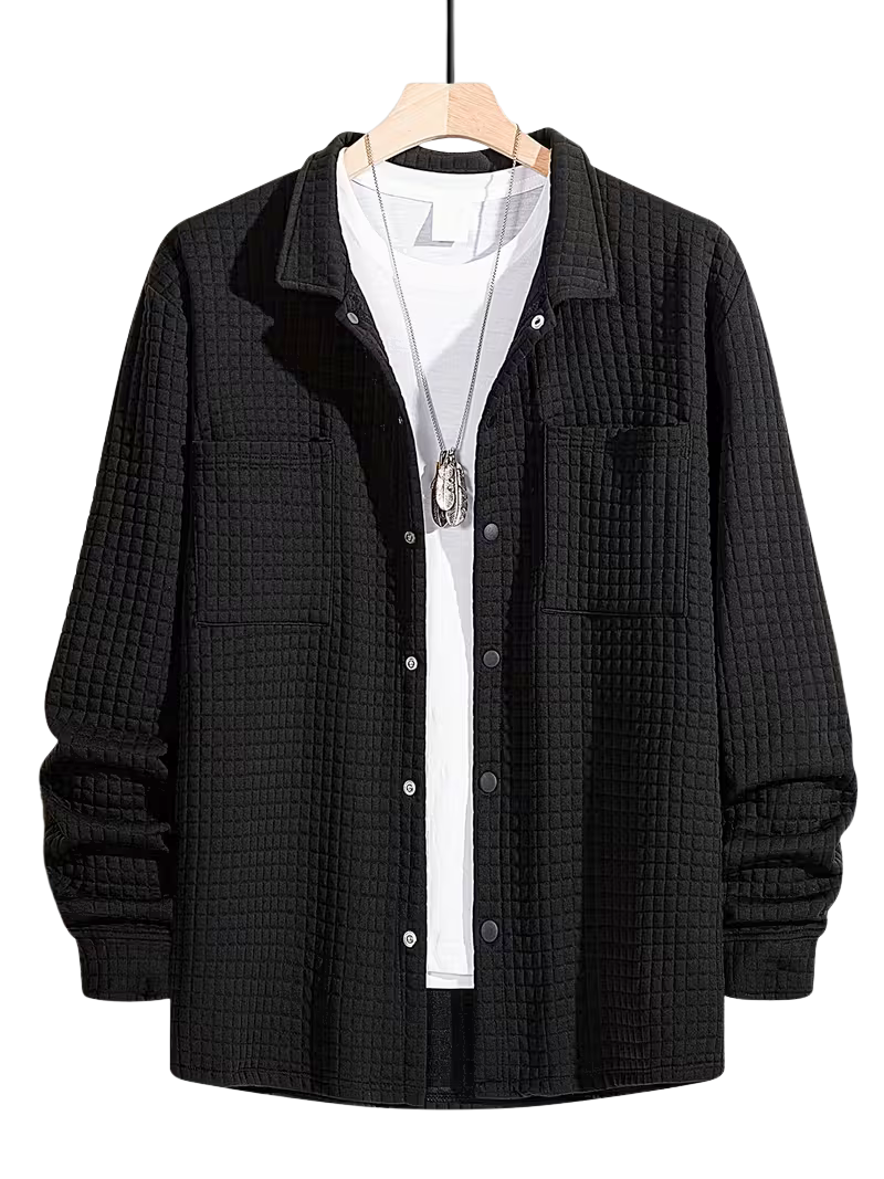 Camisola Gofre Negra