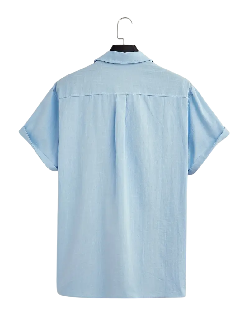 Guayabera Eslabón Celeste