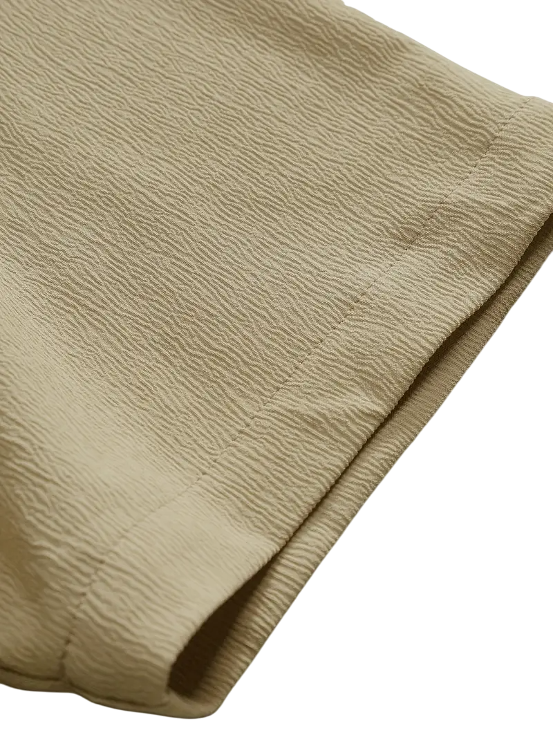 Camisa Crepé Beige