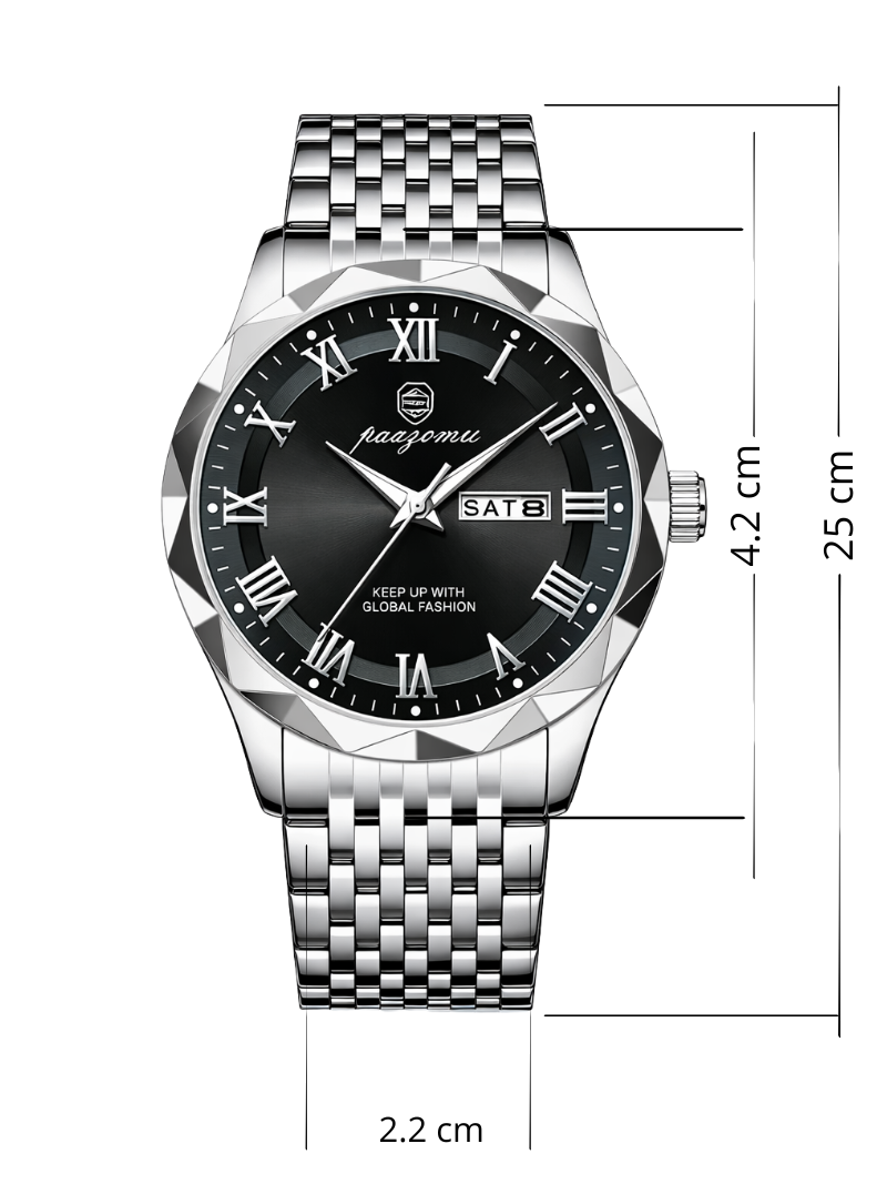 Reloj Paazomu Black Iron