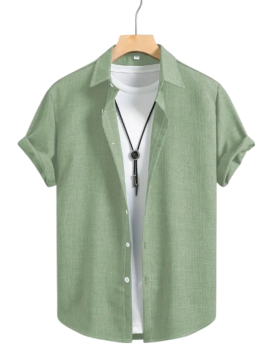 Camisa Cruzada Menta