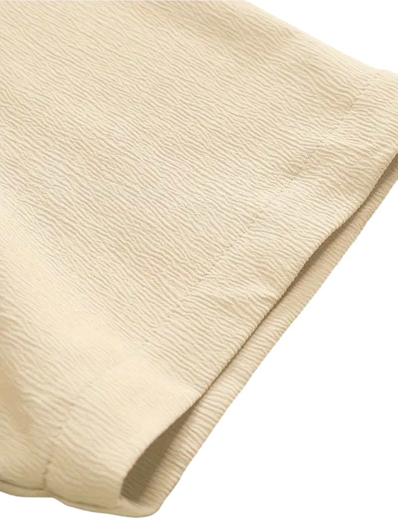 Camisa Crepé Almendra
