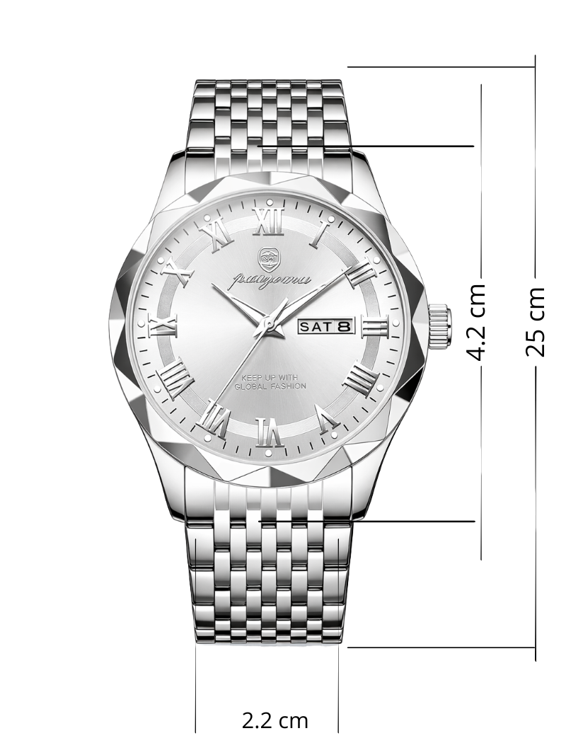 Reloj Paazomu White Iron